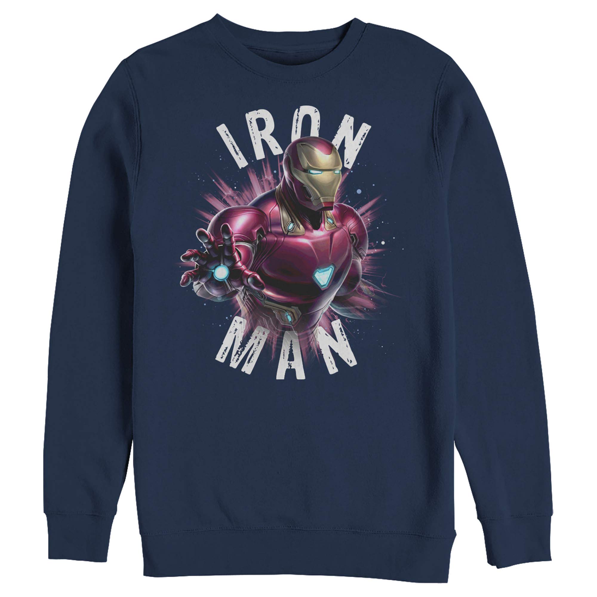 Marvel Avengers Endgame Iron Man Space Poster Sweatshirt for Men | Graphic Hoodie | Superhero Fan Gift | Movie Merchandise | Perfect for Cosplay, Comic Con & Marvel Themed Parties