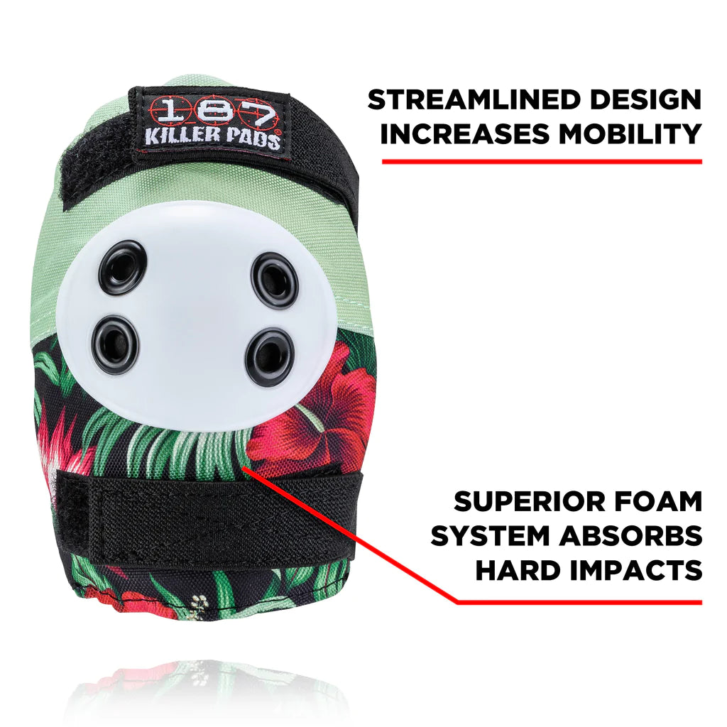 187 Killer Pads Six Pack - Premium Hibiscus Skateboard Grip Tape for Street & Park Skating | Durable Non-Slip Surface for Enhanced Board Control