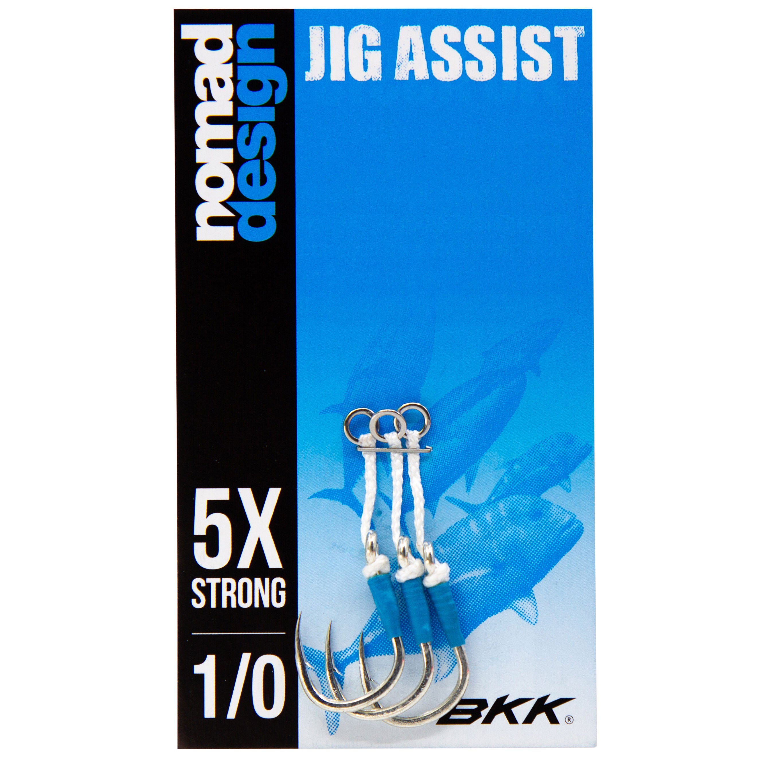 Premium Jigging Assist Hooks for Saltwater Fishing - Strong Stainless Steel Hooks with Durable Cord - Perfect for Deep Sea Jigging, Tuna Fishing & Offshore Angling