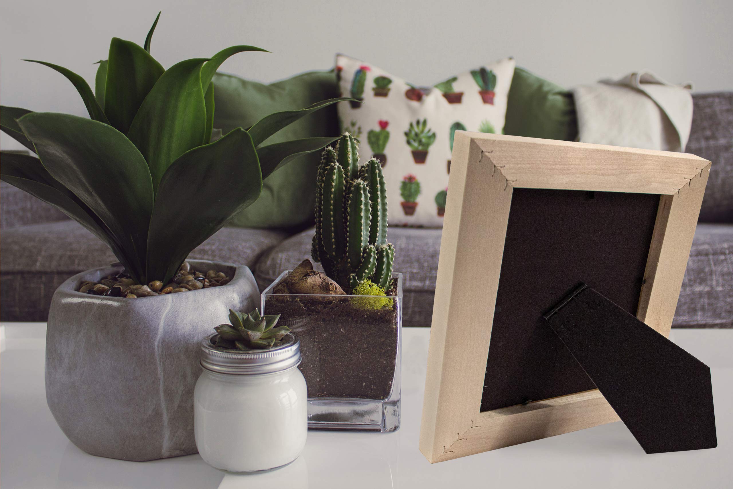 Frame USA DIY 4x6 Inches Picture Frame with 1.5-Inch Molding - Perfect for Home Decor, Photo Displays & Wall Art