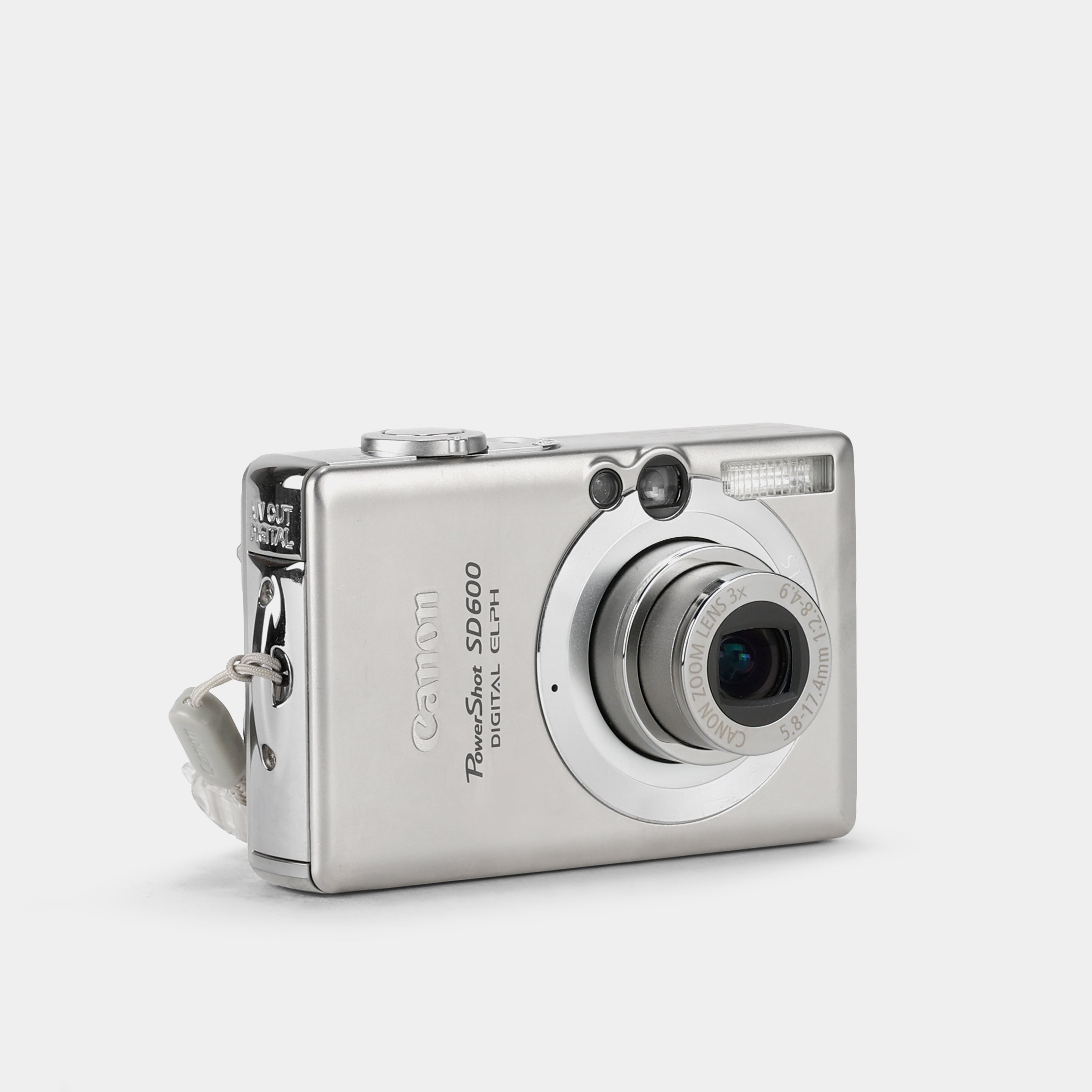 Canon PowerShot SD600 Digital Camera - 12.1MP, 3x Optical Zoom, Compact & Lightweight for Travel, Vlogging, and Everyday Photography