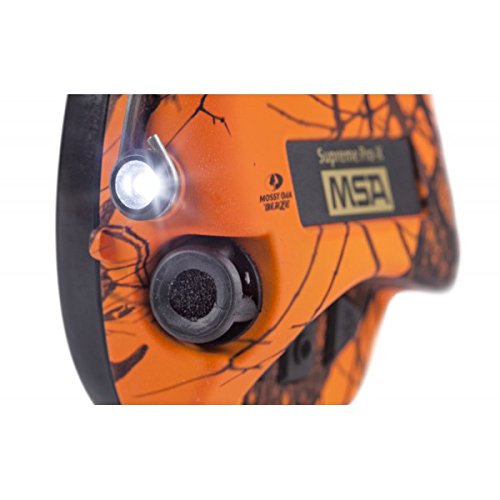 Sordin Supreme Pro-X Blaze LED Headphones with Leather Headband & Gel Earseals - Premium Hearing Protection for Shooting, Hunting & Outdoor Activities