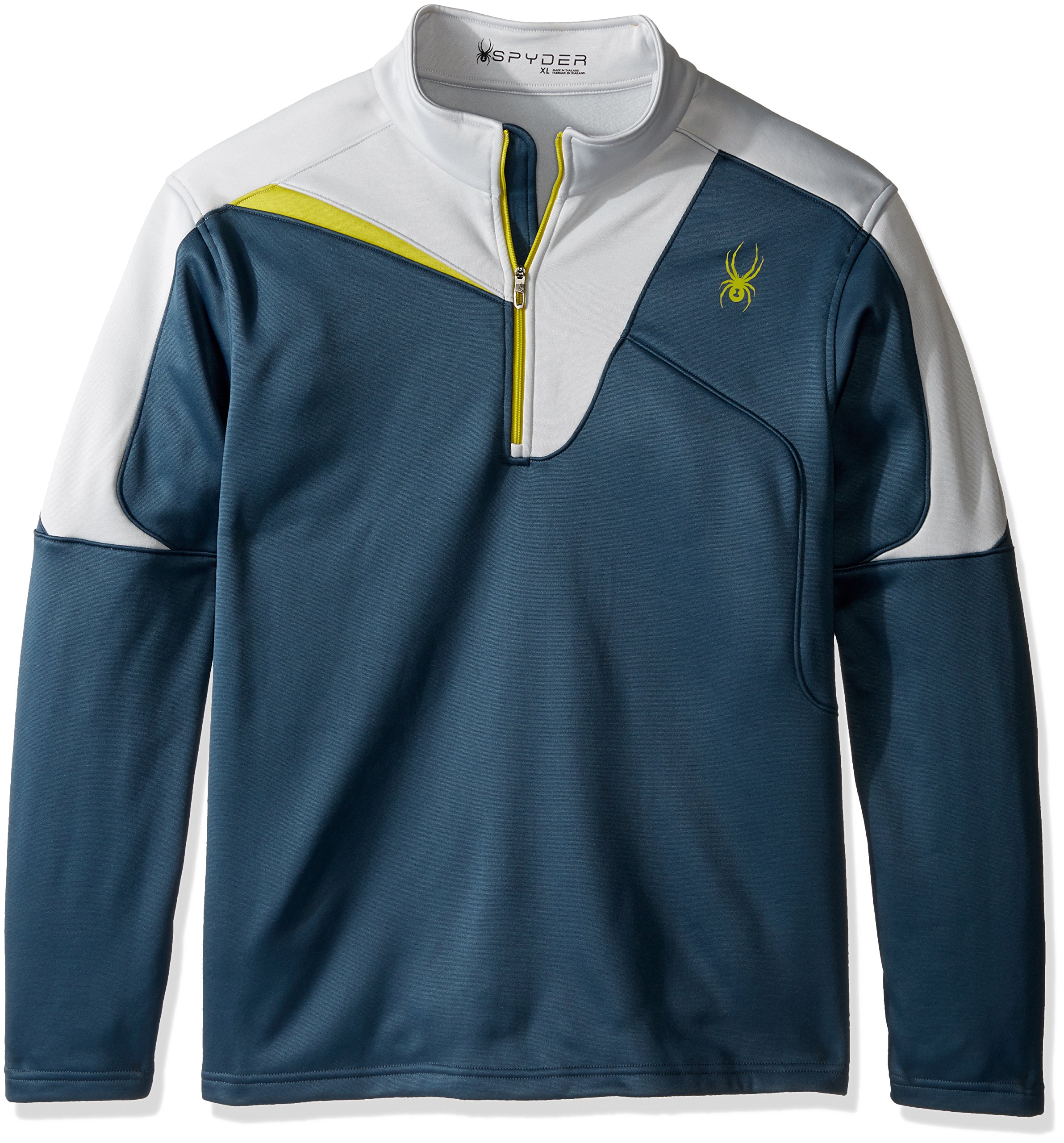 Spyder Men's Charger Therma Stretch T-Neck Tee - Thermal Base Layer Shirt for Skiing, Snowboarding & Winter Sports