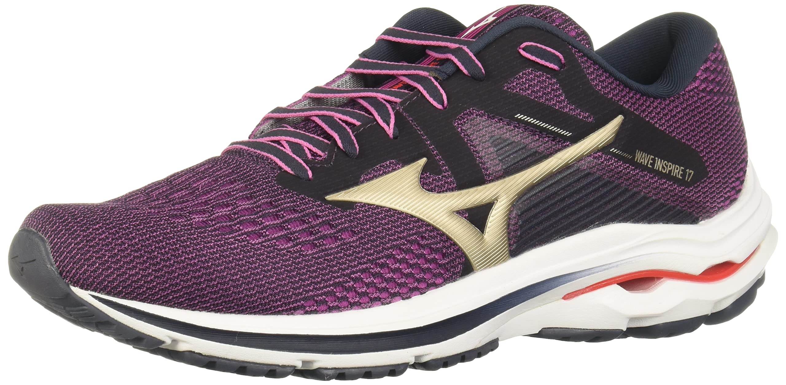 Mizuno Women's Wave Inspire 17 Running Shoes - Lightweight Support for Jogging, Training & Marathon - Premium Cushioned Athletic Sneakers for Women