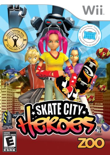 Skate City Heroes - Nintendo Wii Game for Kids & Teens | Fun Family Adventure & Sports Action | Perfect for Parties & Indoor Play