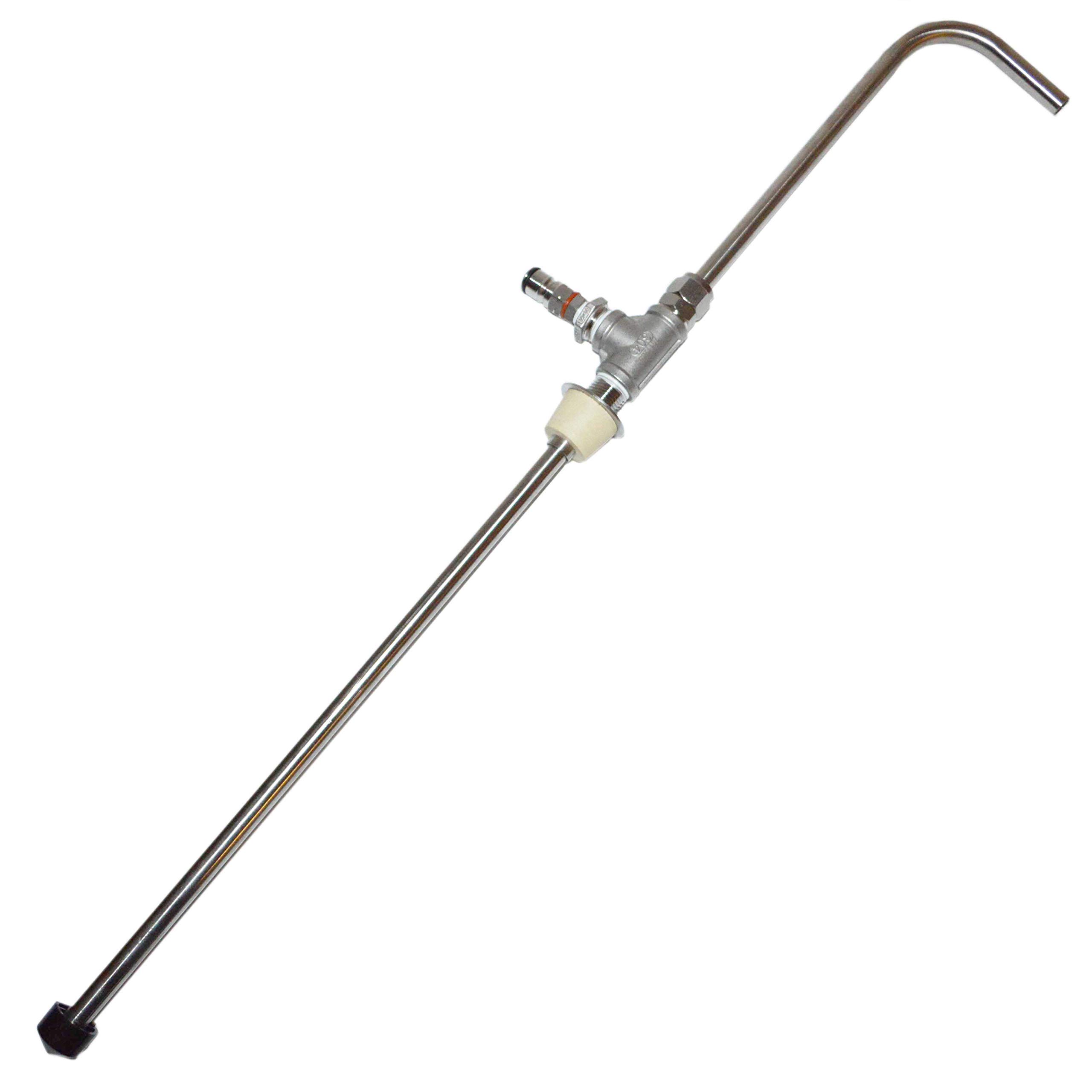 CO2 Nitrogen Gas Transfer Tool for Speidel Plastic Fermenter & Storage Tank - Home Brewing, Kegging & Beer Making Accessories
