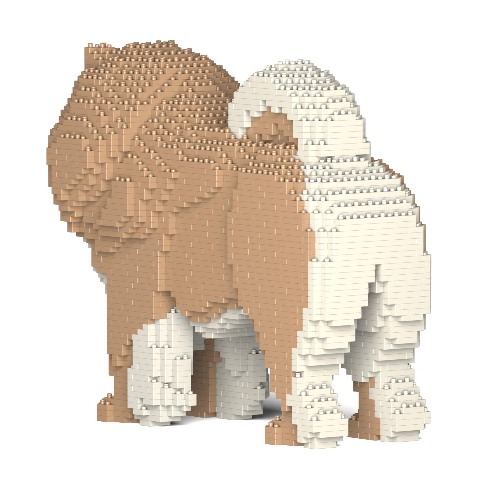 JEKCA Chow Chow 02S-M01 Plastic Building Blocks Set for Adults & Teens Age 14+ - Creative DIY Model Kit for Home Decor, Gift & Collectible Display