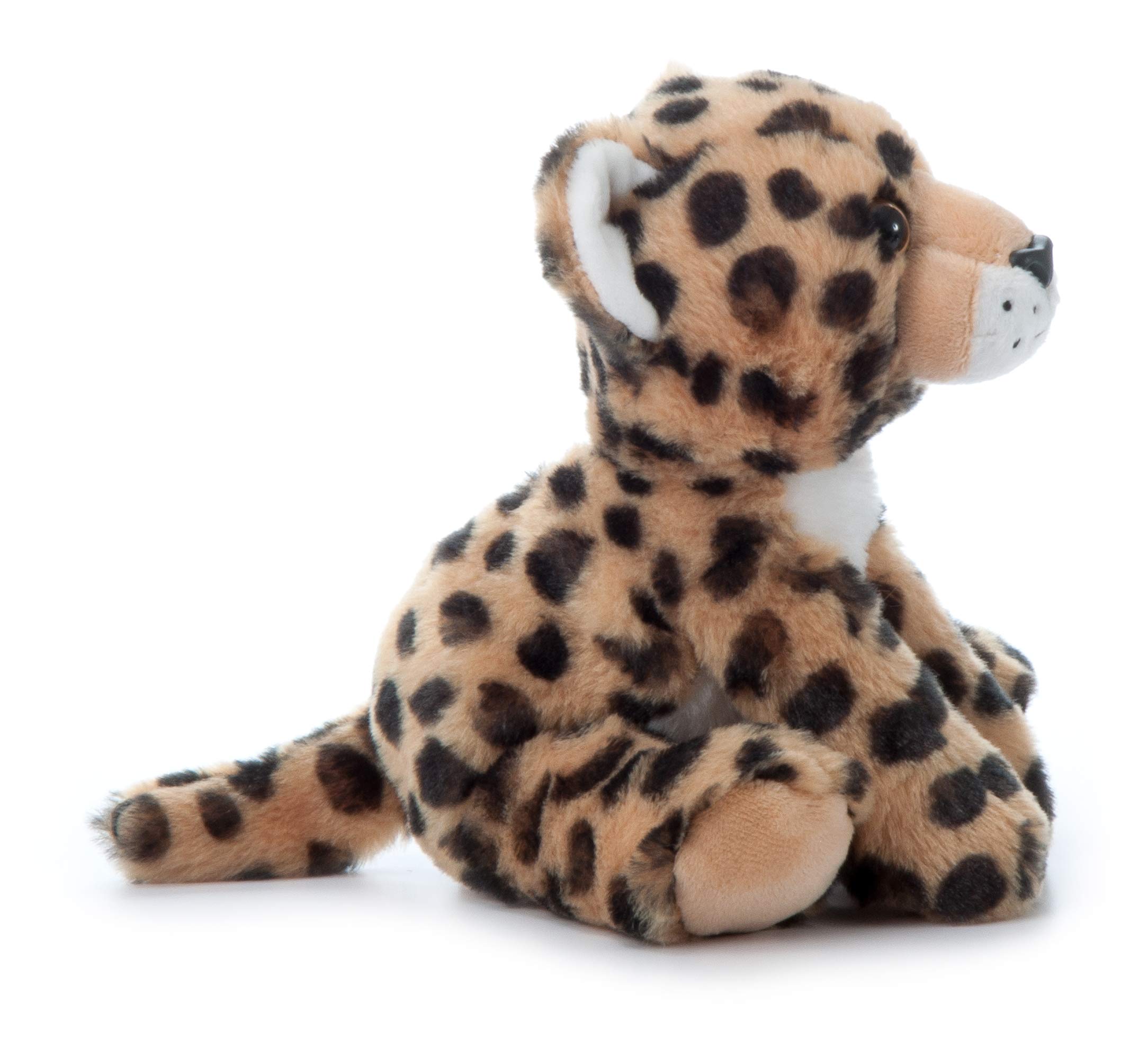 Cute 9-inch Cheetah Stuffed Animal Plush Toy - Perfect Gift for Kids & Wild Animal Lovers | Soft Zoo Animal Companion for Bedtime, Nursery Decor & Safari Themed Play