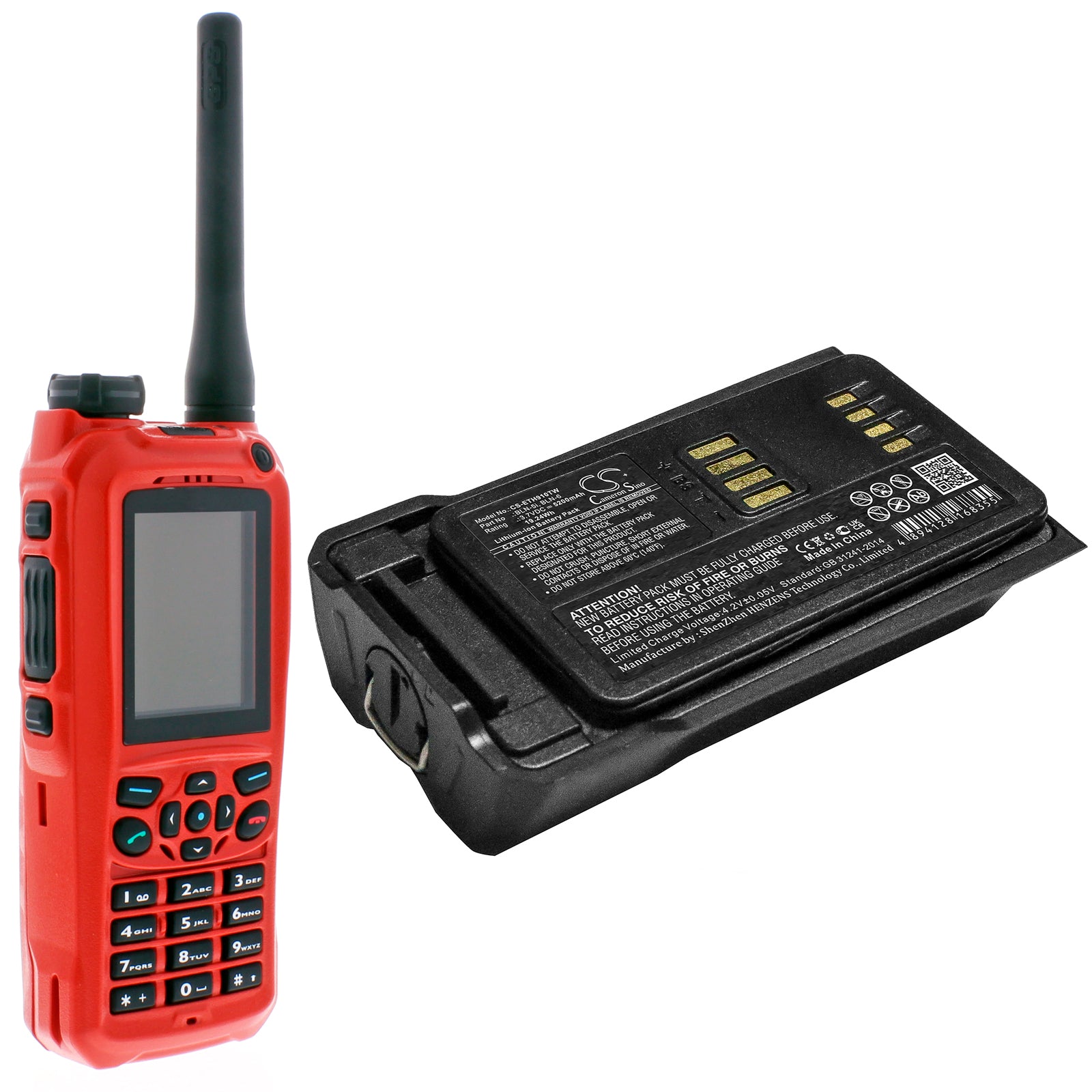 Original Title: Airbus THR9 THR9 C 30 THR9i 5200mAh Two Way Radio Replacement Battery   Optimized Title: **Airbus THR9/THR9 C 30/THR9i 5200mAh Replacement Battery for Two-Way Radio - Long-Lasting Power for Construction, Security & Outdoor Communication**