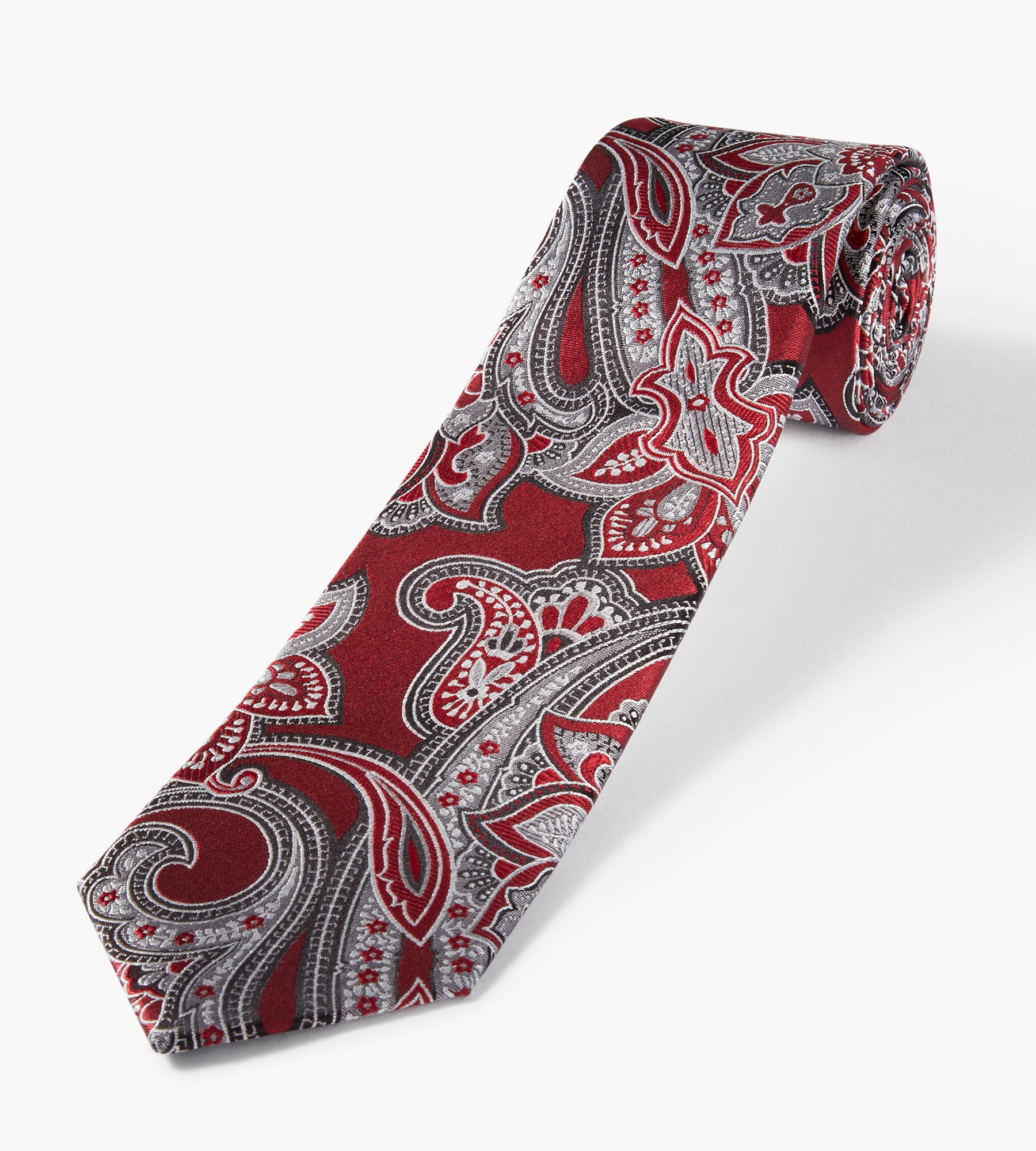 Stylish Large Paisley Necktie for Men - Elegant Silk Tie for Business, Weddings & Formal Occasions - Perfect Office Wear & Special Events Accessory