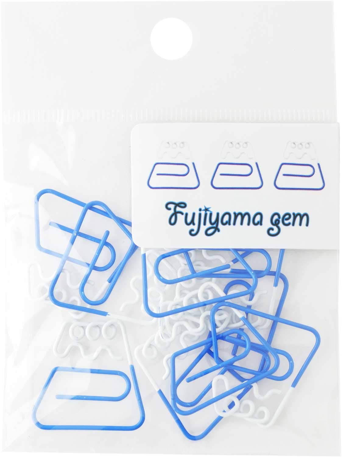 Fujiyama SZG-3803 Zem Clips - 10 Pack Slip-On Paper Clips for Office, School, Home & Crafting - Desk Organizer Supplies, Gift & Stationery Accessories - Perfect for Documents, Notes & DIY Projects