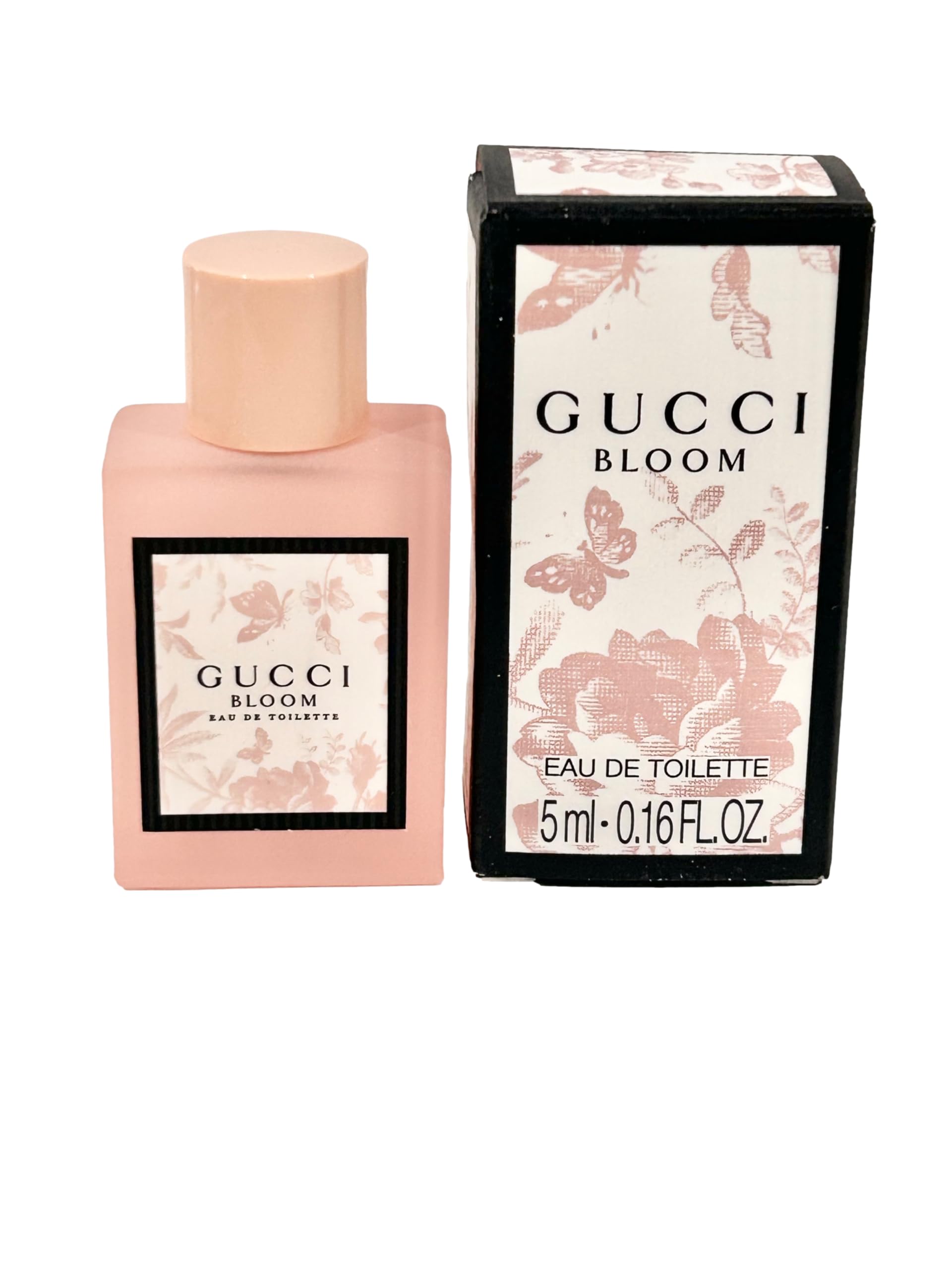 Gucci Bloom Mini Eau de Toilette for Women - Travel Size Perfume (5ml/0.16oz) - Floral Scent for Everyday Wear, Date Nights & Gifts