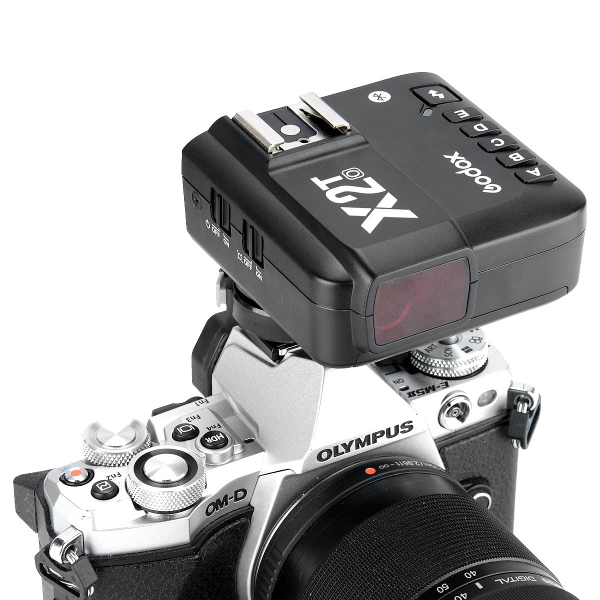 X2TO 2.4GHz TTL Flash Trigger with High Speed Sync & Bluetooth for Olympus/Panasonic Cameras - Perfect for Studio Photography, Wedding Shoots & Outdoor Flash Photography