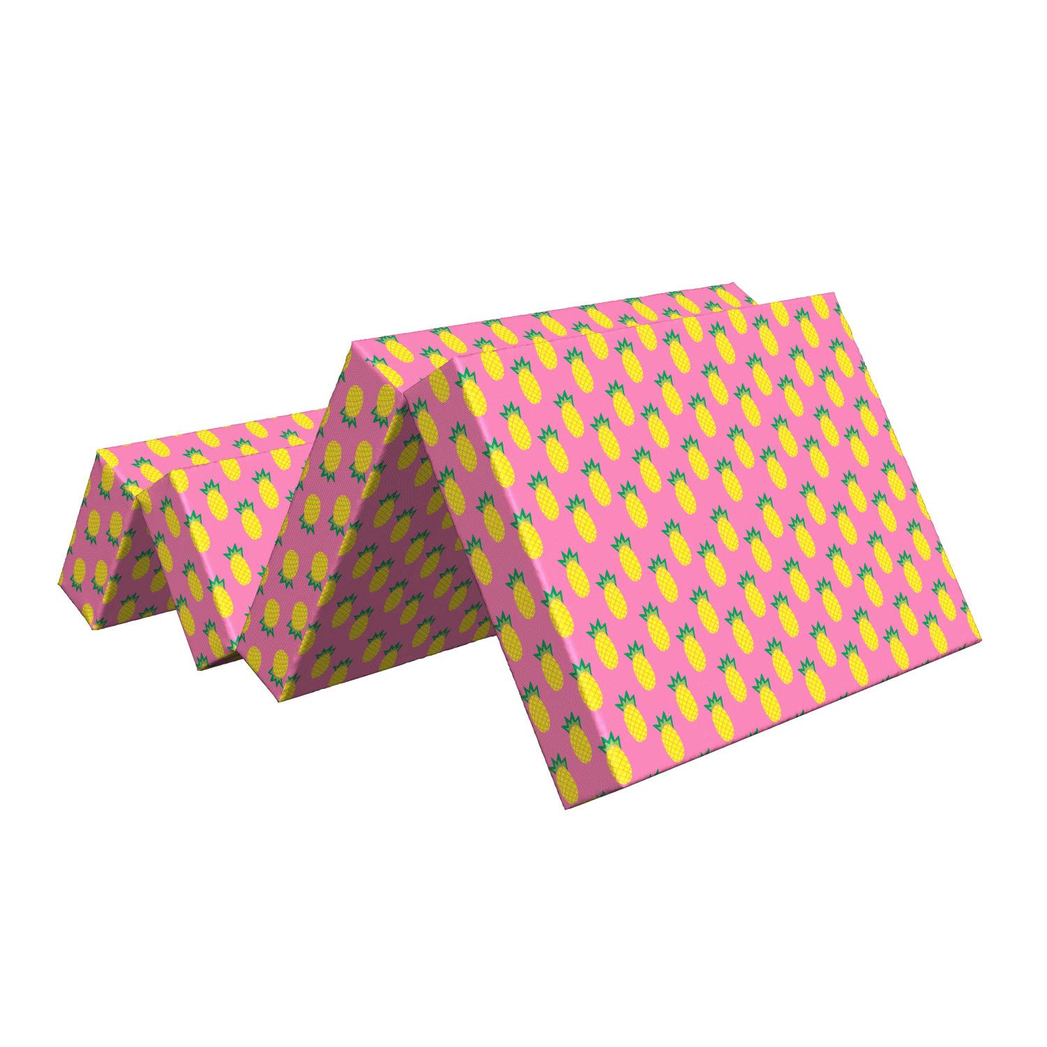 Ambesonne Pineapple Foldable Mattress - 74.8