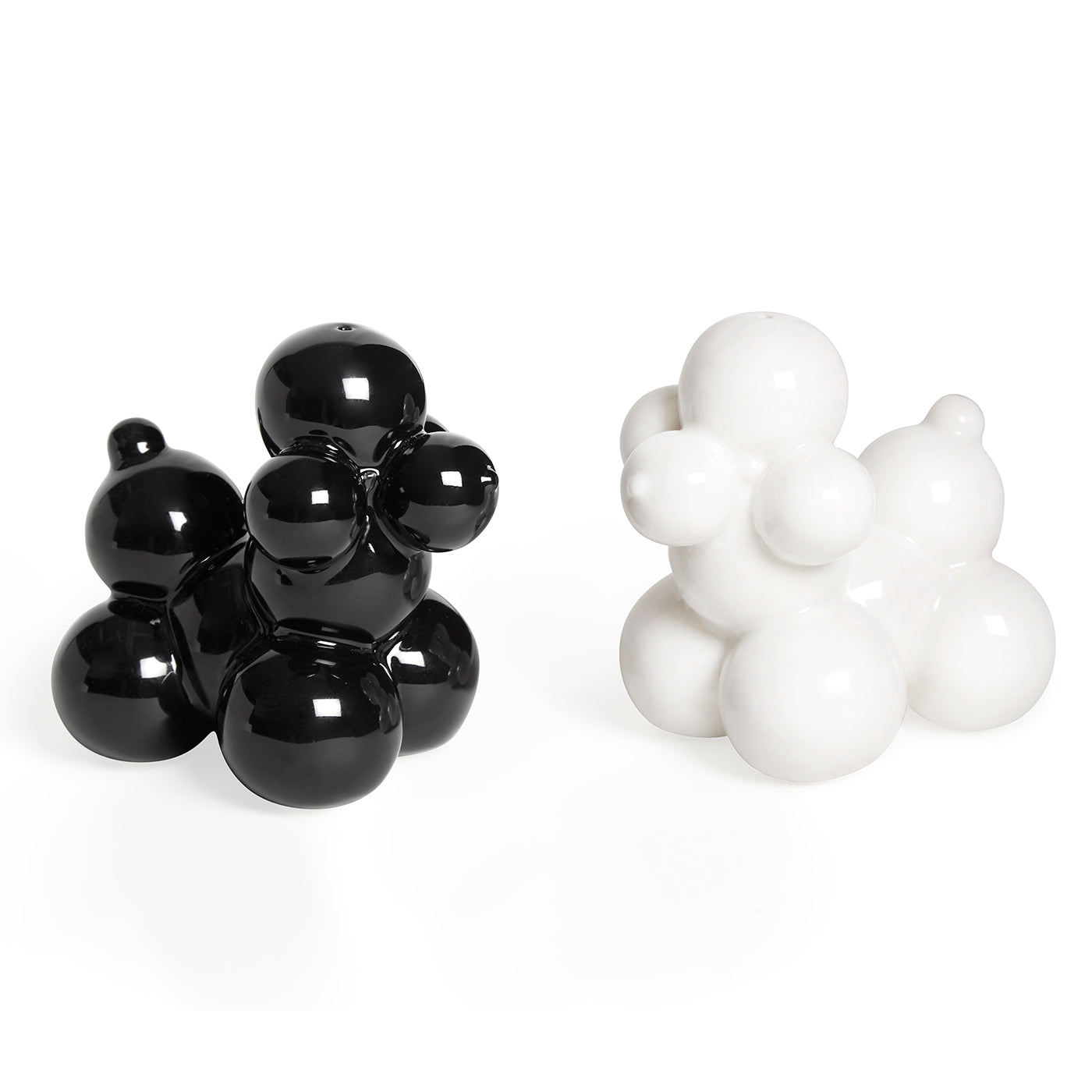 Stylish Poodle Salt and Pepper Shaker Set - Elegant Ceramic Dog-Themed Seasoning Dispensers for Kitchen, Dining Table, and Gift Giving