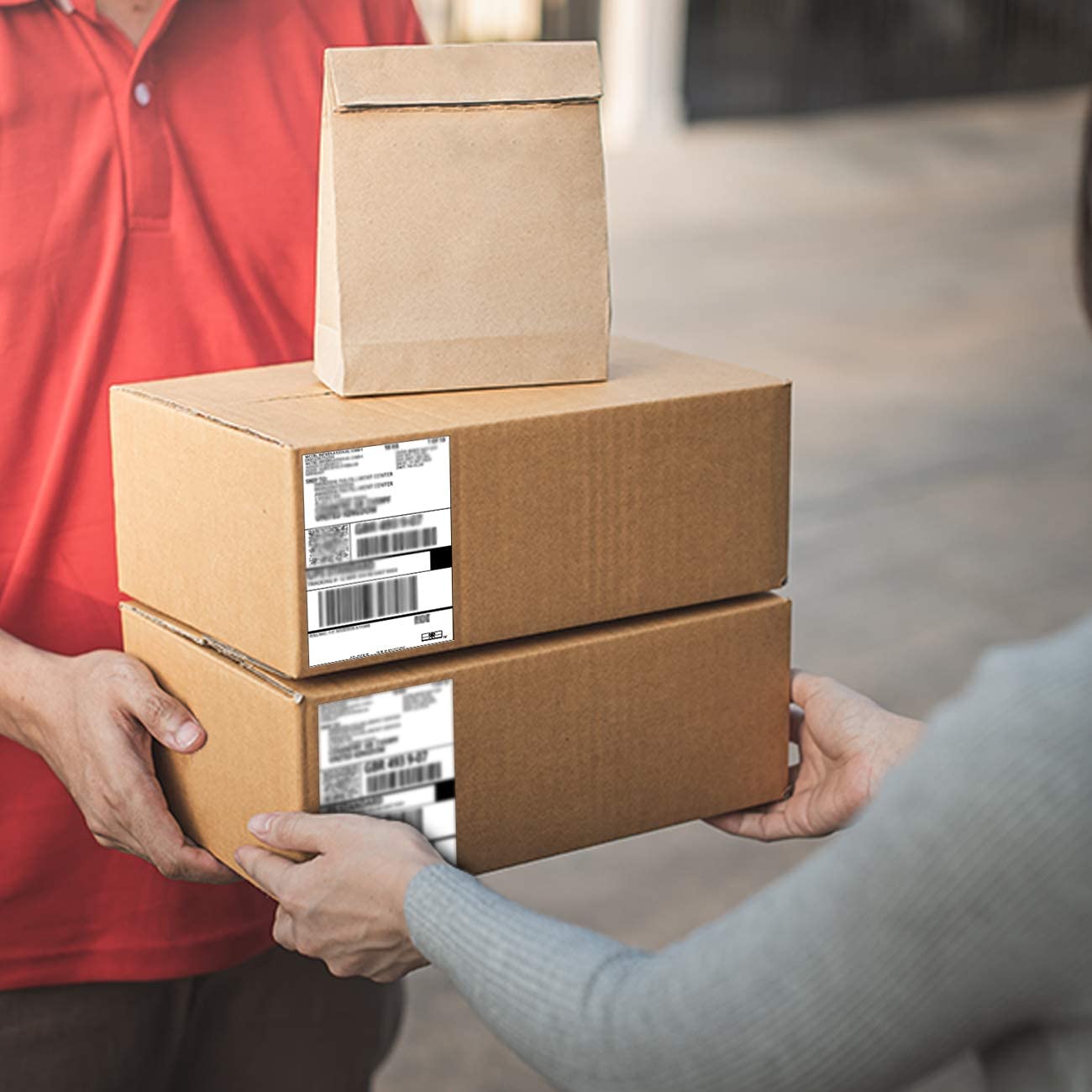 4x6 Thermal Labels Roll - 500 Sheets for Shipping, Barcode & Inventory Labels - Compatible with Zebra, Dymo & Thermal Printers - Perfect for E-commerce, Warehousing & Logistics