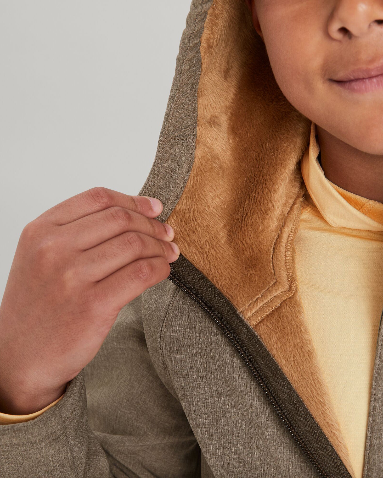 Malazan Boys' Winter Jacket - Waterproof Trail Marle Coat for Outdoor Adventures, Hiking, and School Activities