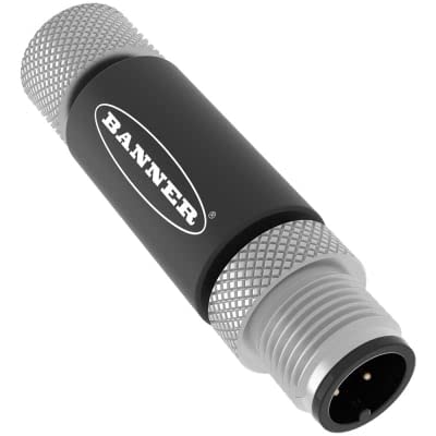 S15C-CT-MQ In-Line Data Converter 12-24VDC, CT to Modbus Converter with M12 4-Pin Female to Male Connector (810627) - Ideal for Industrial Automation, Energy Monitoring, and Smart Grid Applications