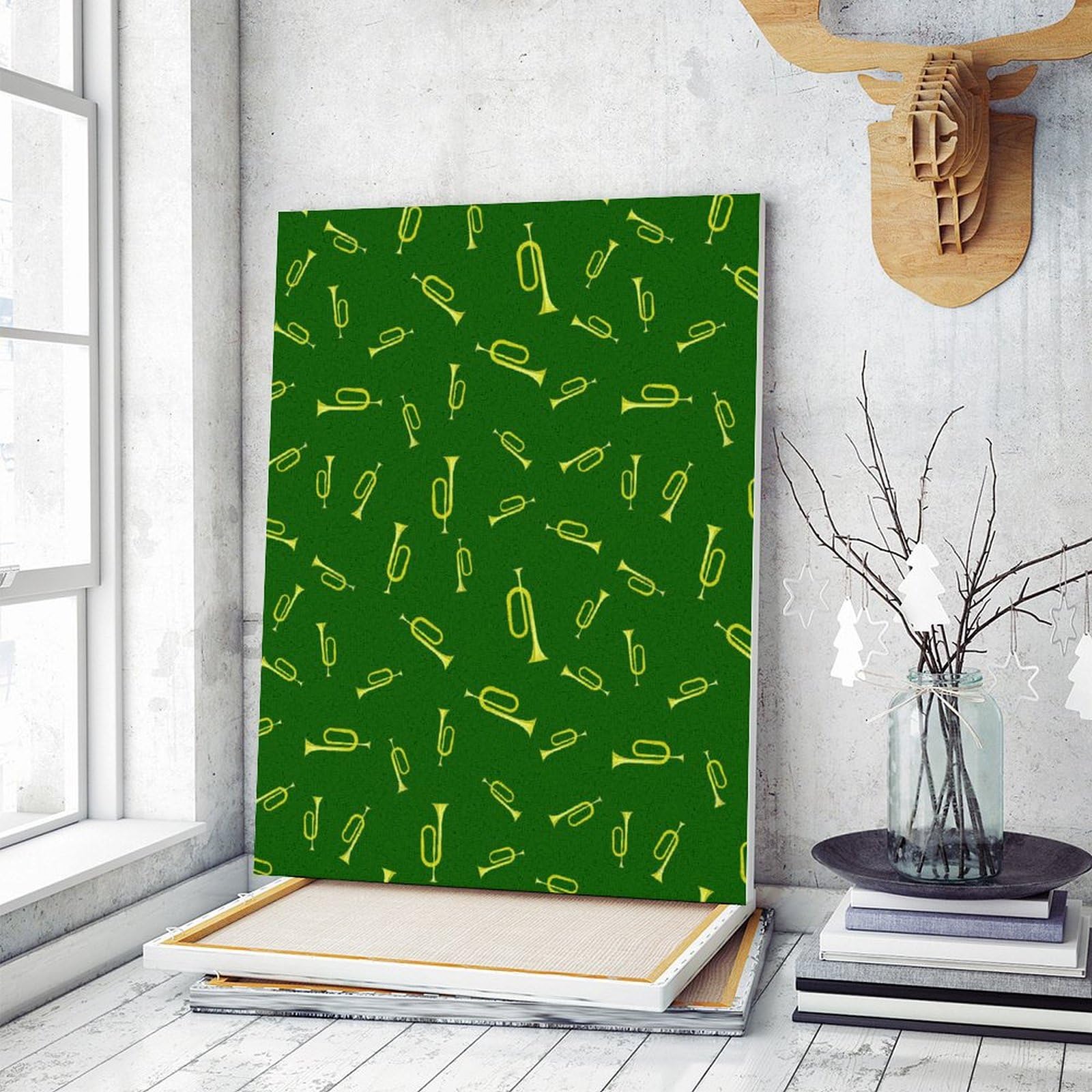 Yellow Horn Adult Paint by Number Kit - Personalized Digital Oil Painting with Frame for Beginners & Artists | Creative DIY Gift for Birthday, Home Decor & Relaxation