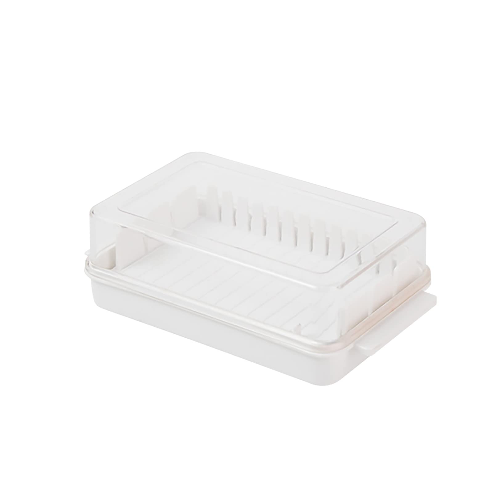 2-Pack WK Butter Cutting and Storage Box - Airtight Rectangular Kitchen Container for Fresh Butter Preservation | Perfect for Meal Prep, Baking, and Household Food Storage