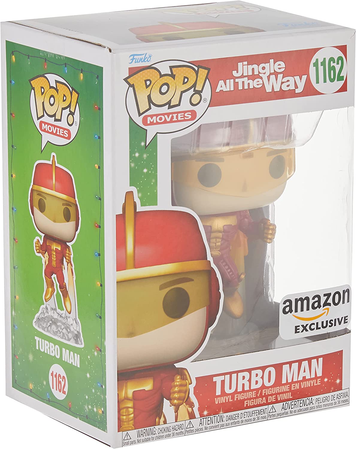 Funko Pop! Turbo Man Action Figure - Jingle All The Way Movie Collectible - Perfect for Christmas Gifts & Pop Culture Displays