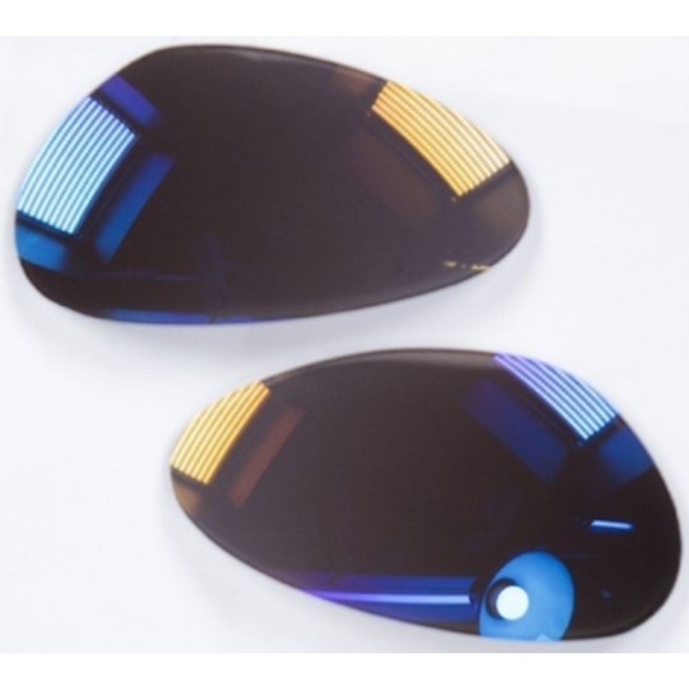 Devtac Ronin Tactical Helmet Blue Replacement Lenses - High-Quality Impact-Resistant Eyewear for Airsoft, Paintball & Military Simulation