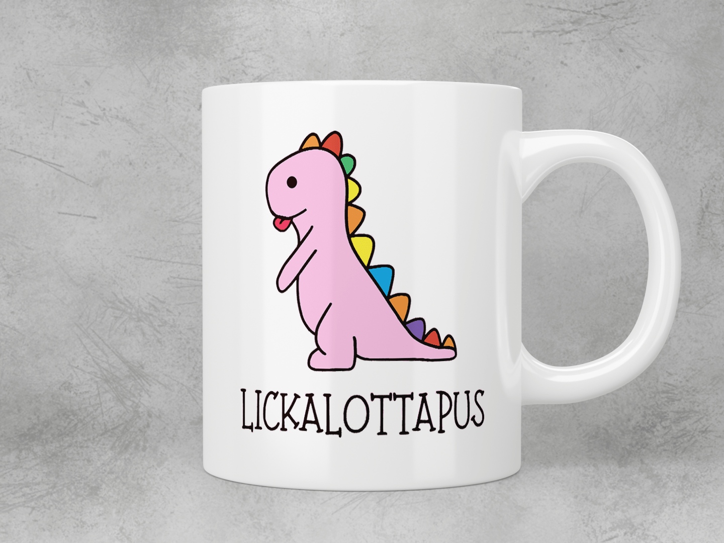 Funny Lickalottapus Coffee Mug - Cute Octopus Design Ceramic Cup for Coffee, Tea & Hot Drinks - Perfect Gift for Office, Home & Gag Gifts