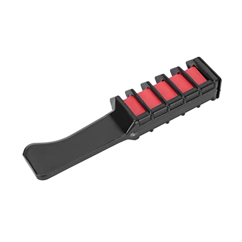 Temporary Hair Chalk Comb - Portable & Disposable Hair Color Chalk for Easy Application (Rose Red) | Perfect for Parties, Halloween, Cosplay & Festivals