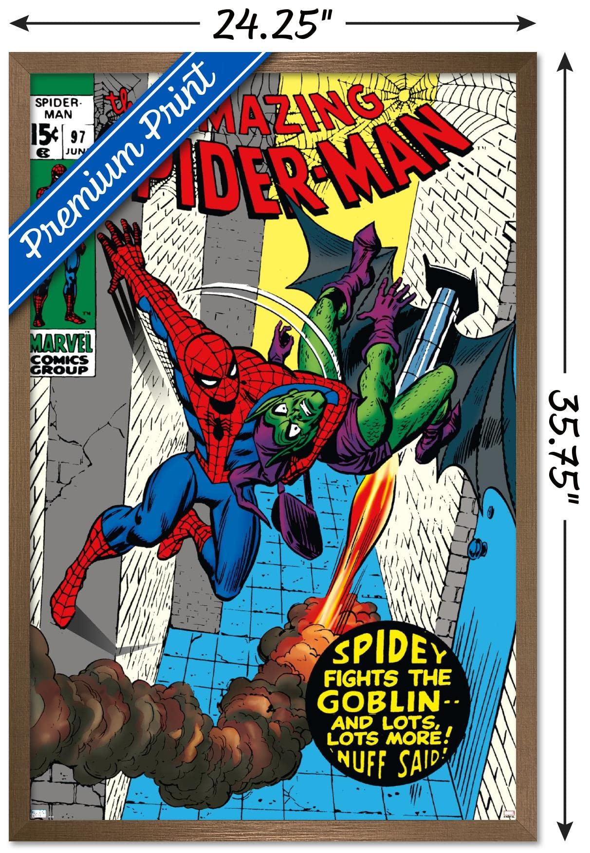 Marvel Comics Green Goblin - The Amazing Spider-Man #97 Wall Poster 34