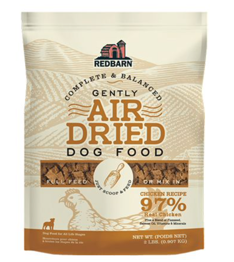 Redbarn Grain-Free Chicken Air-Dried Dog Food - High Protein, All-Natural Nutrition for Small & Large Breeds - Perfect for Training, Travel & Everyday Meals