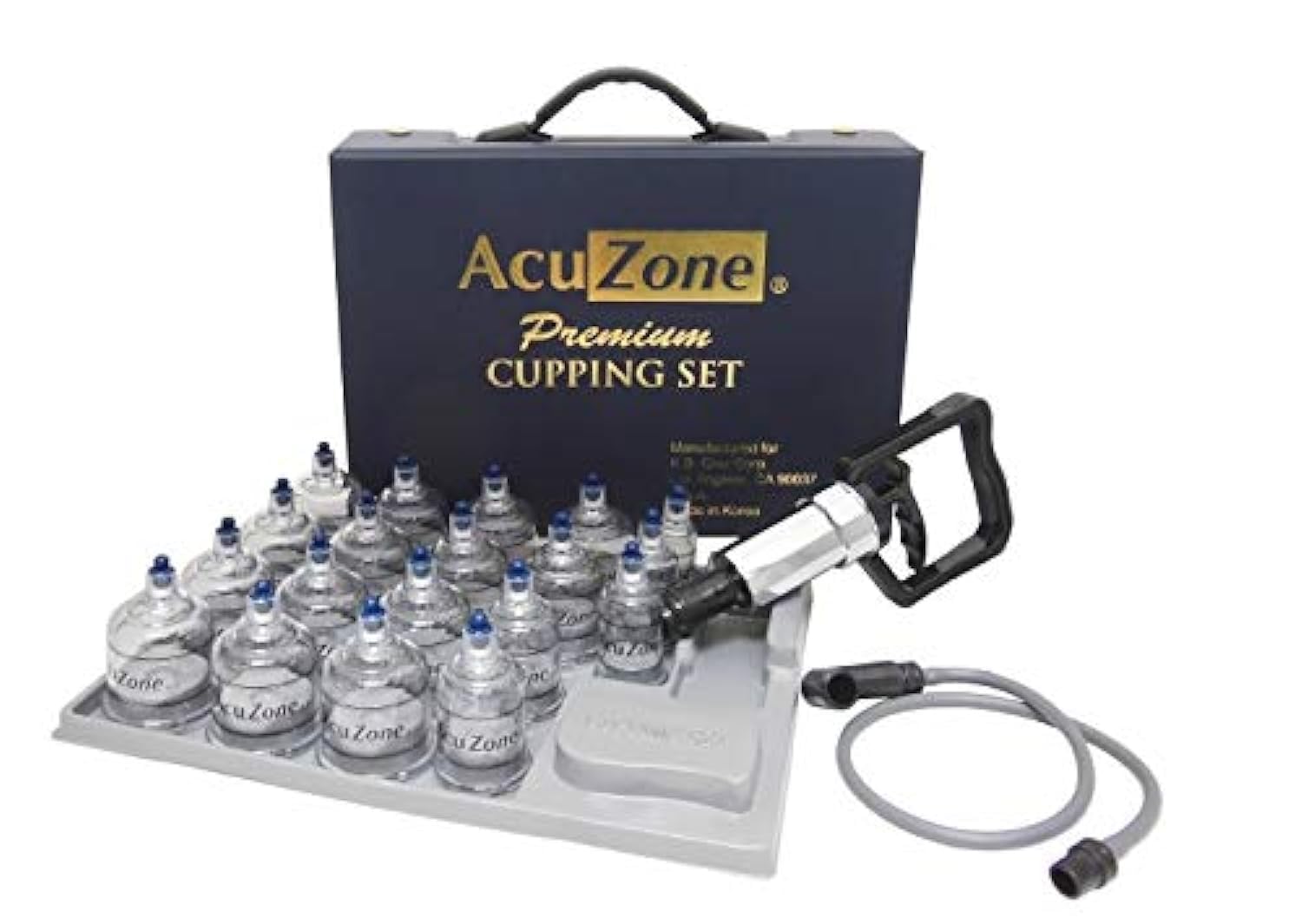 Premium KS Cupping Therapy Set with 19 Cups - Professional Grade Acupuncture Cups for Pain Relief & Muscle Recovery - Perfect for Home Spa, Massage Therapy, and Holistic Healing