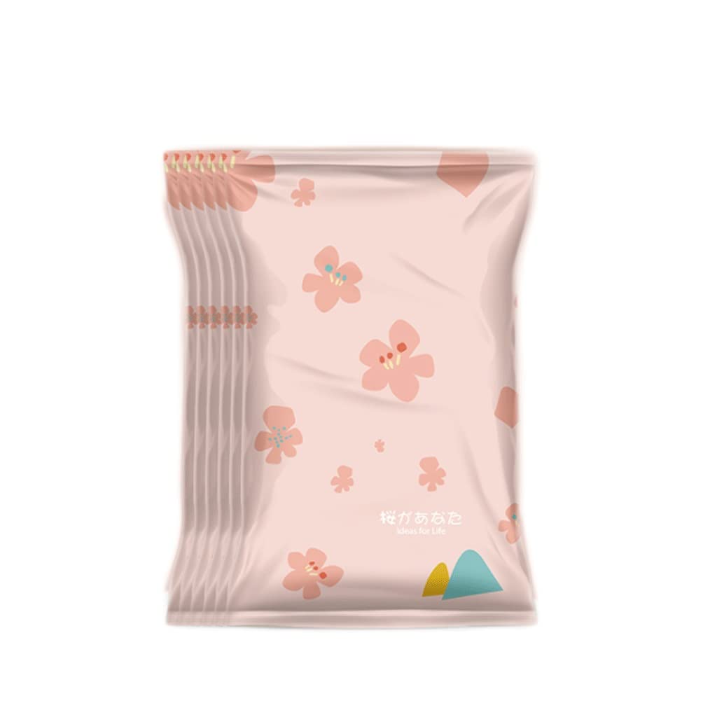 Vacuum Storage Bags for Clothes - 6-Pack Extra Large Space Saver Bags (Pink) - Compatible with Hand Pump & Electric Pump - Perfect for Seasonal Clothing Storage, Travel & Space Saving Organization