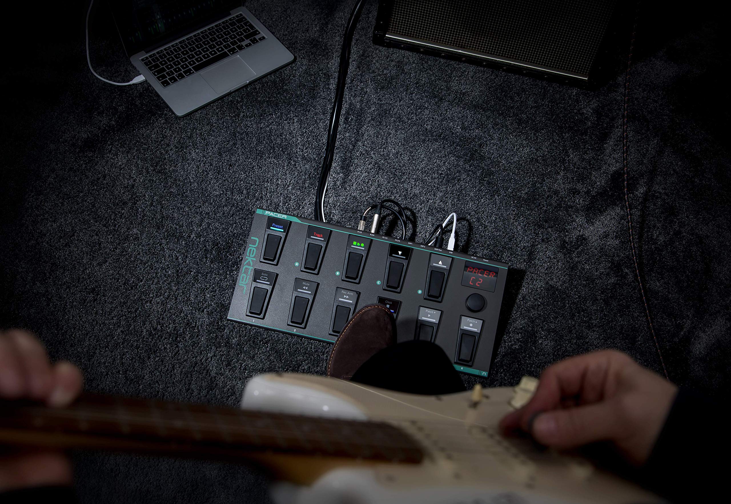 Nektar Pacer USB MIDI Footswitch Controller with DAW Integration & Expression Pedal - Perfect for Music Production, Live Performances, and Studio Recording (NX-P Model)