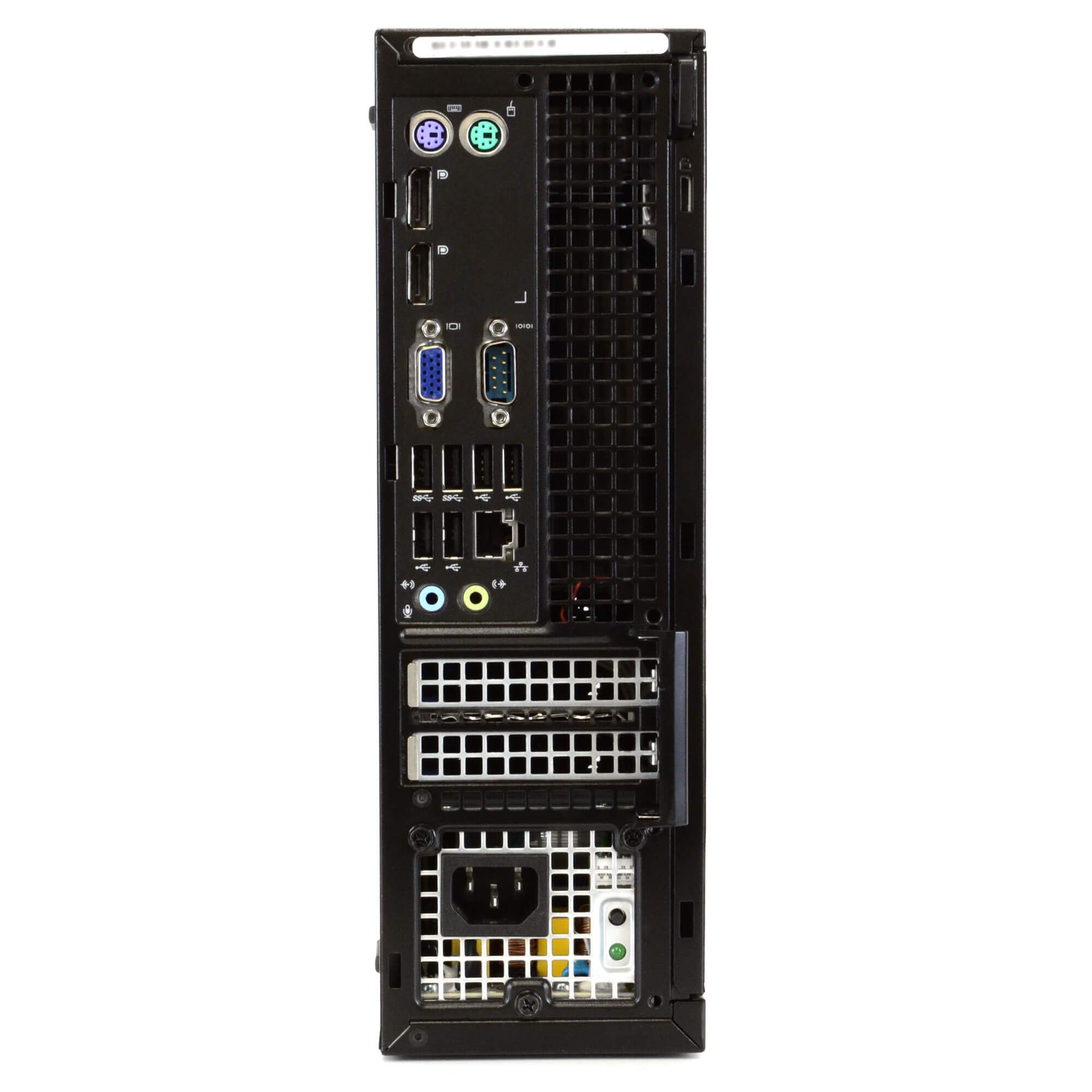 Refurbished Dell Optiplex 9020 SFF Desktop PC - Intel Quad Core i5-4570 3.2GHz, 8GB DDR3 RAM, 128GB SSD, DVD-RW, Windows 10 Pro | Compact Business Computer for Office Work, Home Use & Light Gaming