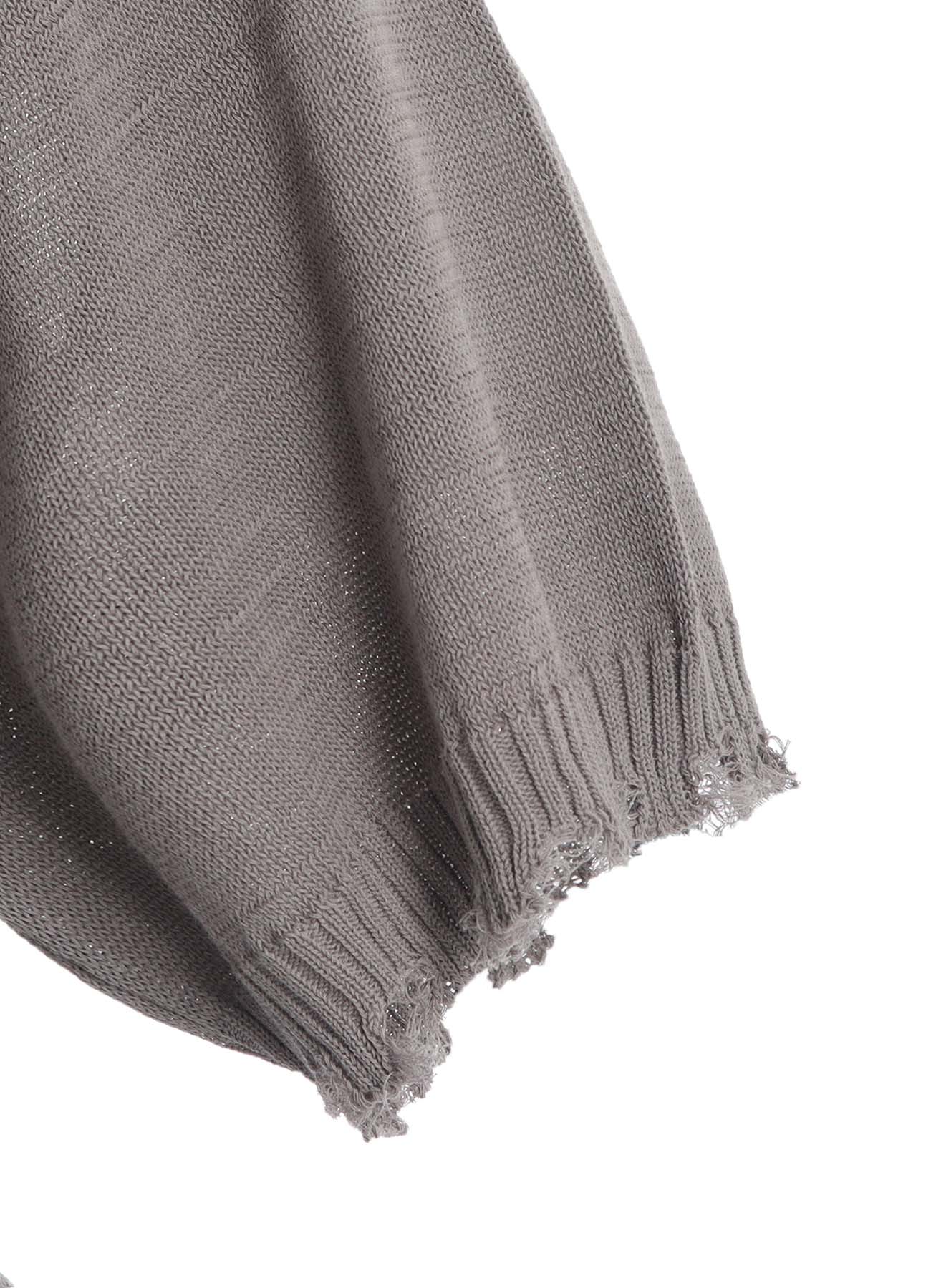 Compact Twist 10g Damaged Knitted Pullover - Lightweight & Stylish Women's Sweater for Casual Wear & Layering