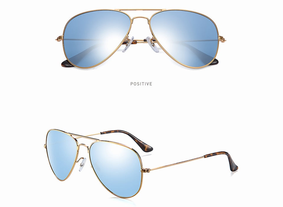 20/20 Unisex Full Rim Square Alloy Polarized Sunglasses 17019 - UV Protection for Driving, Outdoor Sports & Fashion Accessories