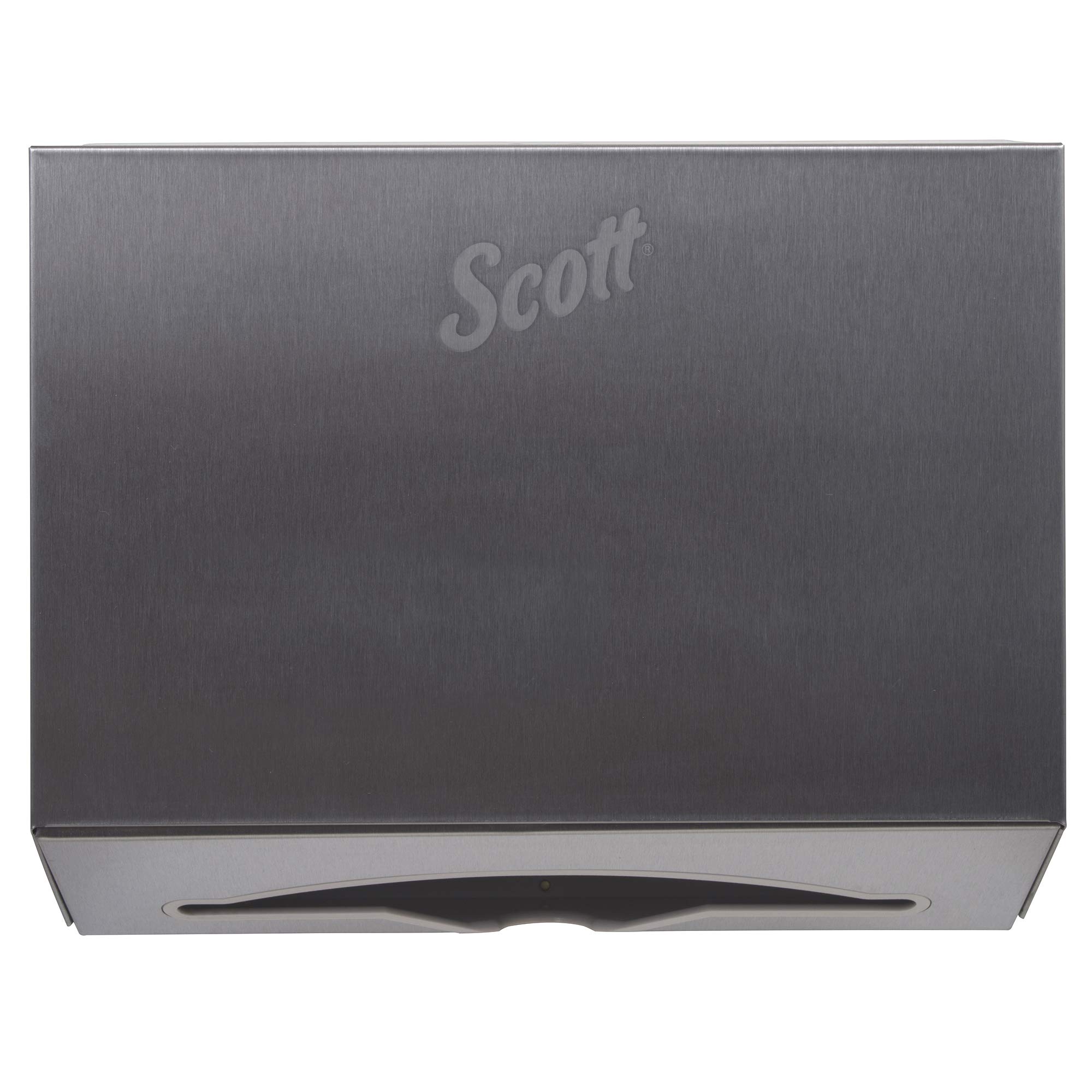 Scottfold Compact Paper Towel Dispenser (09216) - Stainless Steel Small Towel Holder for Kitchen, Bathroom & Office | Space-Saving Design for Countertops & Walls