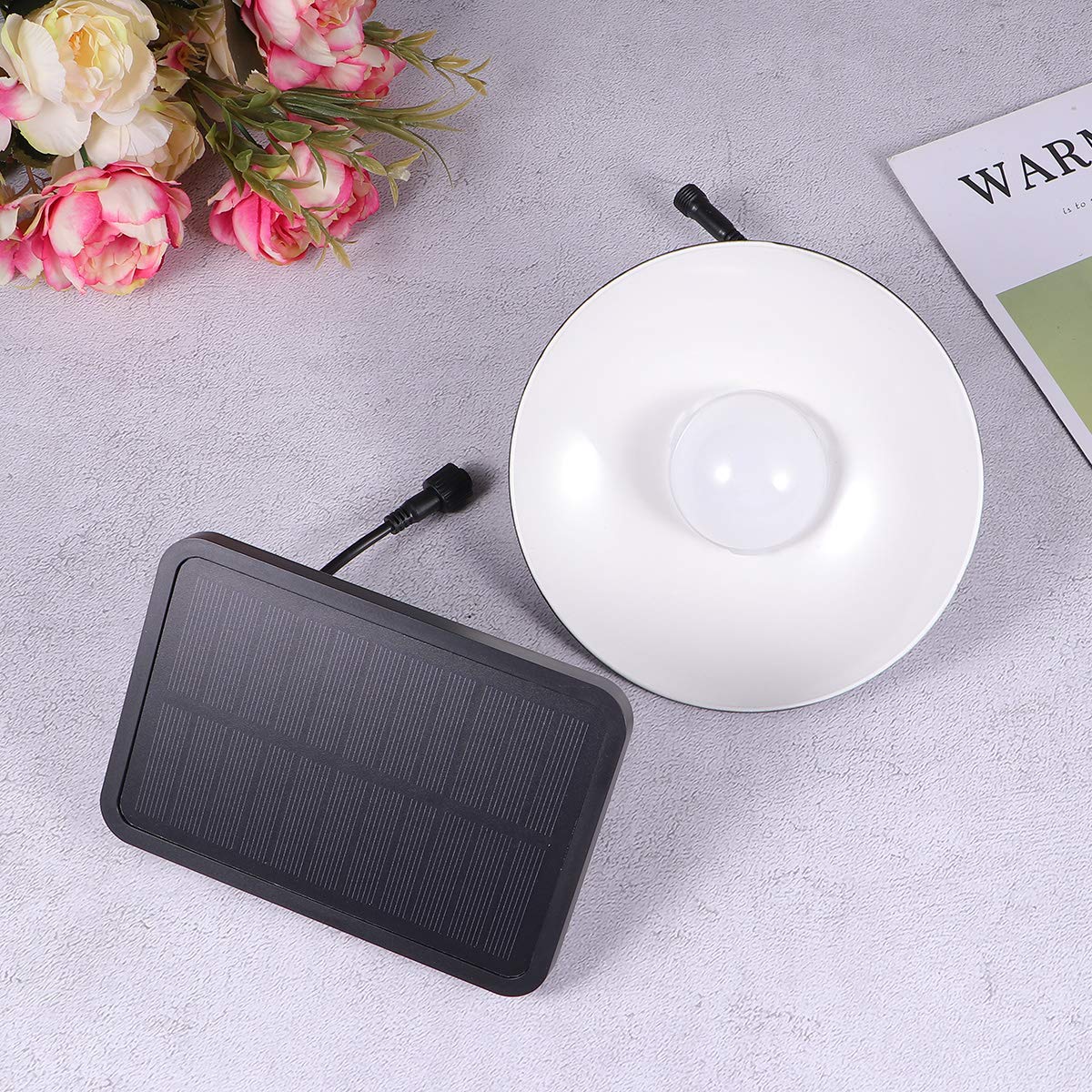 OSALADI Solar Outdoor Spotlight Set - LED Garden & Patio Lights, Solar Wall & Pendant Lights, Umbrella Lights with Split Type Flashlight for Backyard, Pathway, Deck, and Landscape Lighting