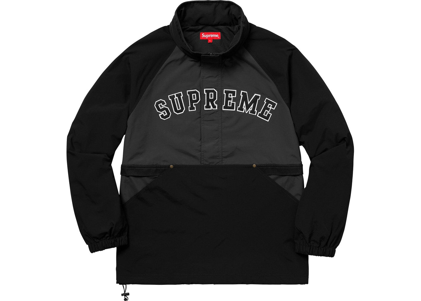 Supreme Court Half Zip Pullover Sweatshirt - Black Men's & Women's Casual Fleece Jacket for Workout, Gym, and Outdoor Activities