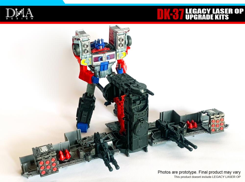 DNA Design DK-37 Upgrade Kit for Transformers Legacy Laser Optimus Prime - Enhanced Parts & Accessories for Collectors & Display Scenes
