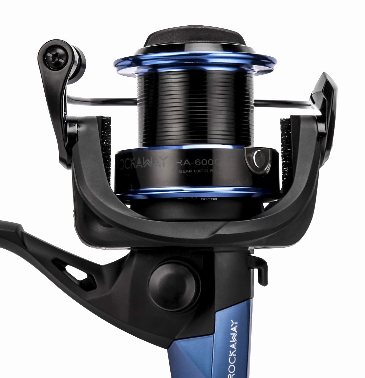 Okuma Rockaway Surf Fishing Reel 4BB + 1RB Ball Bearings, 5.3:1 Gear Ratio - Saltwater Surf Casting Reel for Beach, Pier & Jetty Fishing