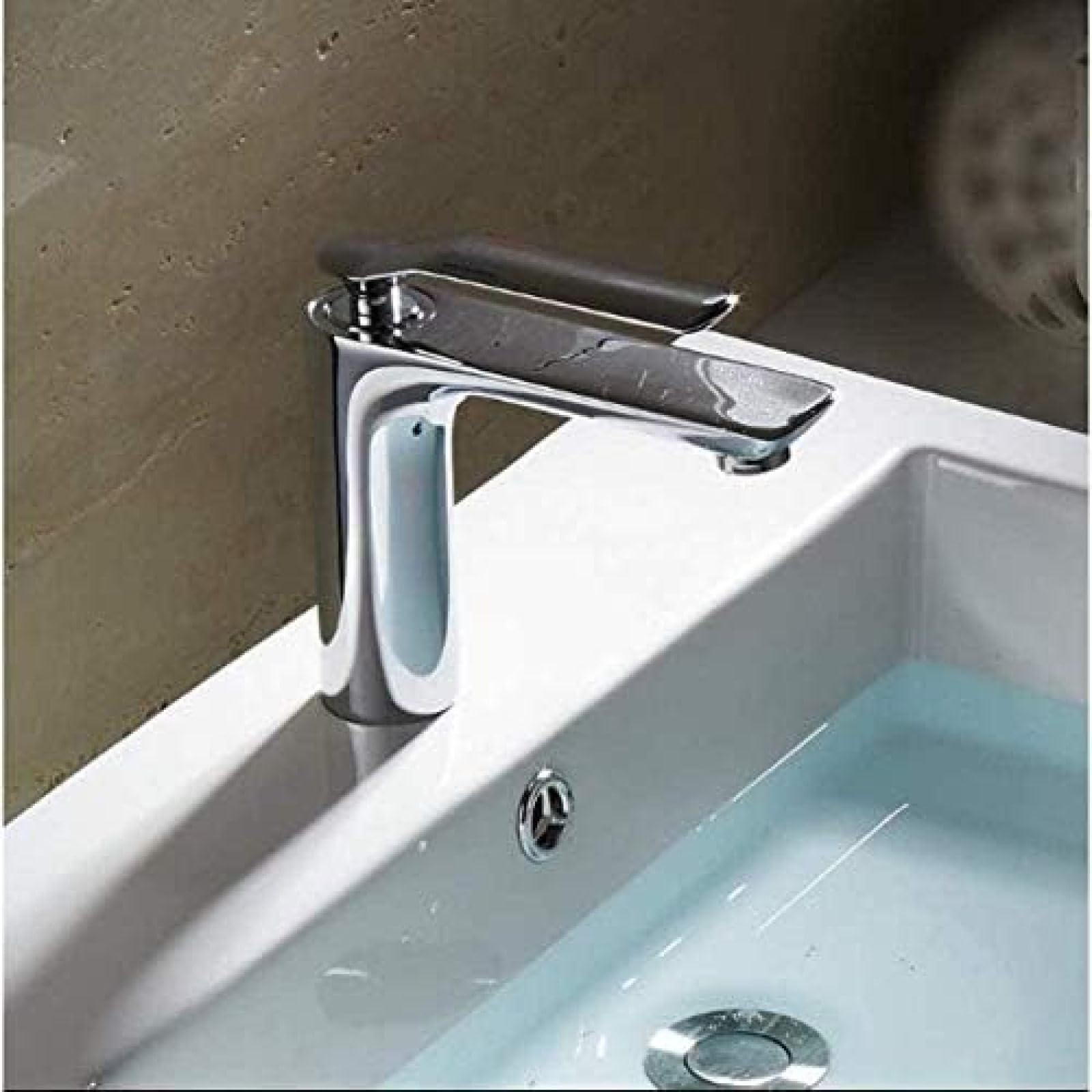CRJUS Single Lever Kitchen Faucet - Chrome Brass Sink Tap with Hot & Cold Water Mixer for Modern Home Kitchen | Perfect for Washing Dishes, Filling Pots & Daily Cooking Tasks