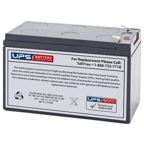 UPS Battery Center CPS1250 Compatible Replacement Battery - Backup Power for Home & Office Electronics, Computers, Routers, and Network Devices