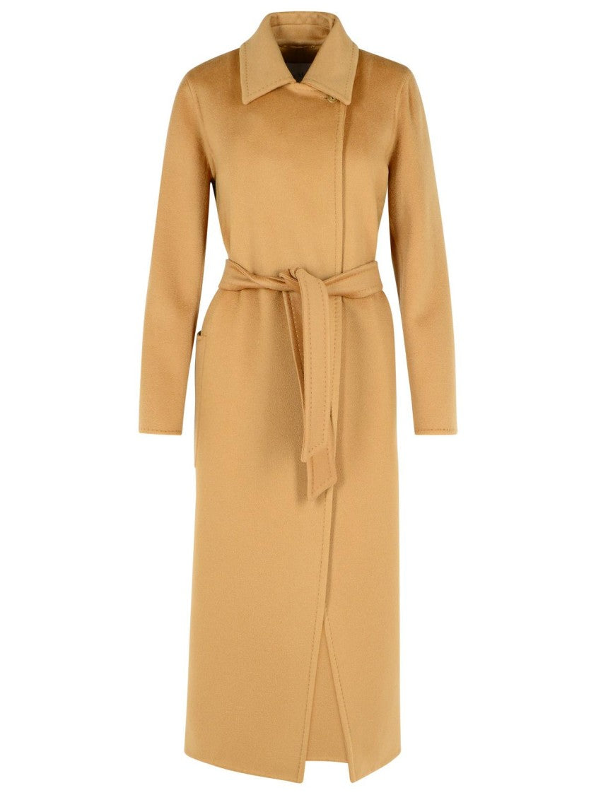 Artur Beige Cashmere Coat for Women - Luxurious Soft Winter Overcoat - Perfect for Office, Date Night & Formal Events