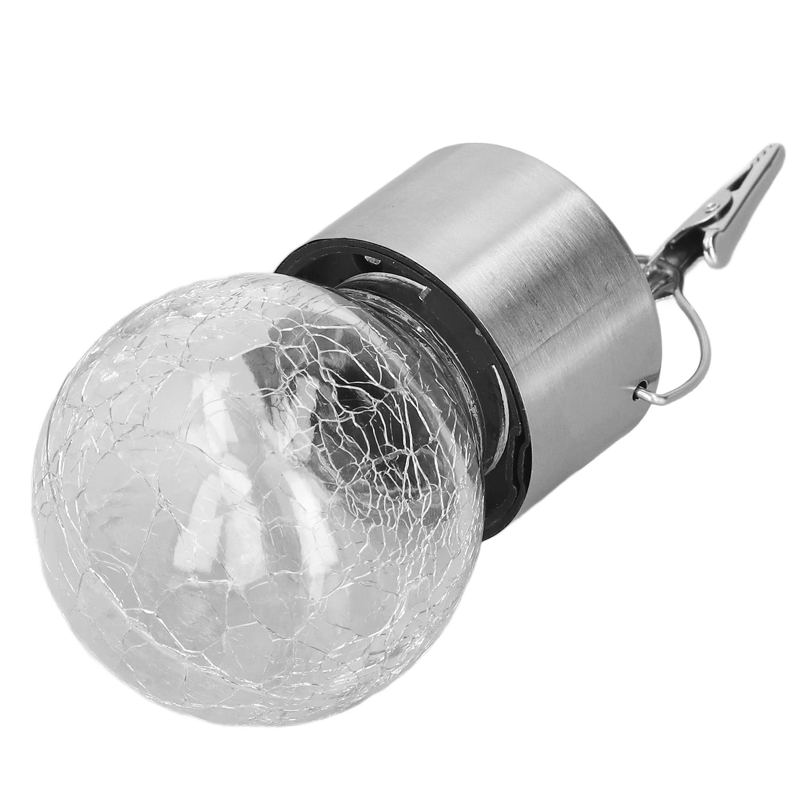 Outdoor Hanging Solar Lights - Glass Ball Crack Pattern with Auto Sensor, Solar Charged Garden Lights for Patio, Yard, Pathway & Landscape Decoration