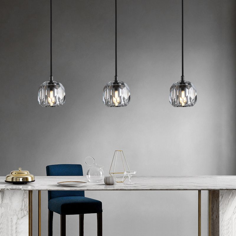 Kristal Series Glass Wall Sconce and Pendant Light - Modern Crystal Lighting Fixture for Living Room, Bedroom, or Hallway Decor