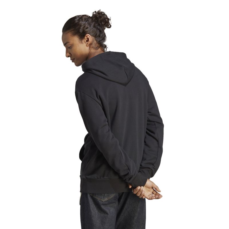 Adidas Men's Essentials French Terry Big Logo Hoodie - Comfortable Pullover for Casual Wear, Gym & Street Style