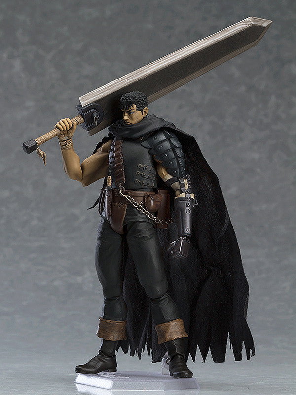 Figma #359 Guts Black Swordsman Ver. Repaint Edition - Berserk Anime Action Figure for Collectors & Display