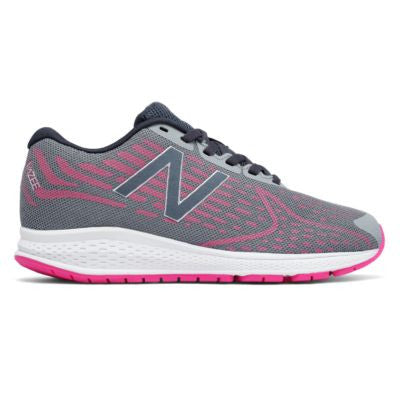 New Balance Grey/Pink Vazee Rush v2 Kids Running Shoes - Lightweight Athletic Sneakers for Boys & Girls - Perfect for School, Sports & Daily Activities