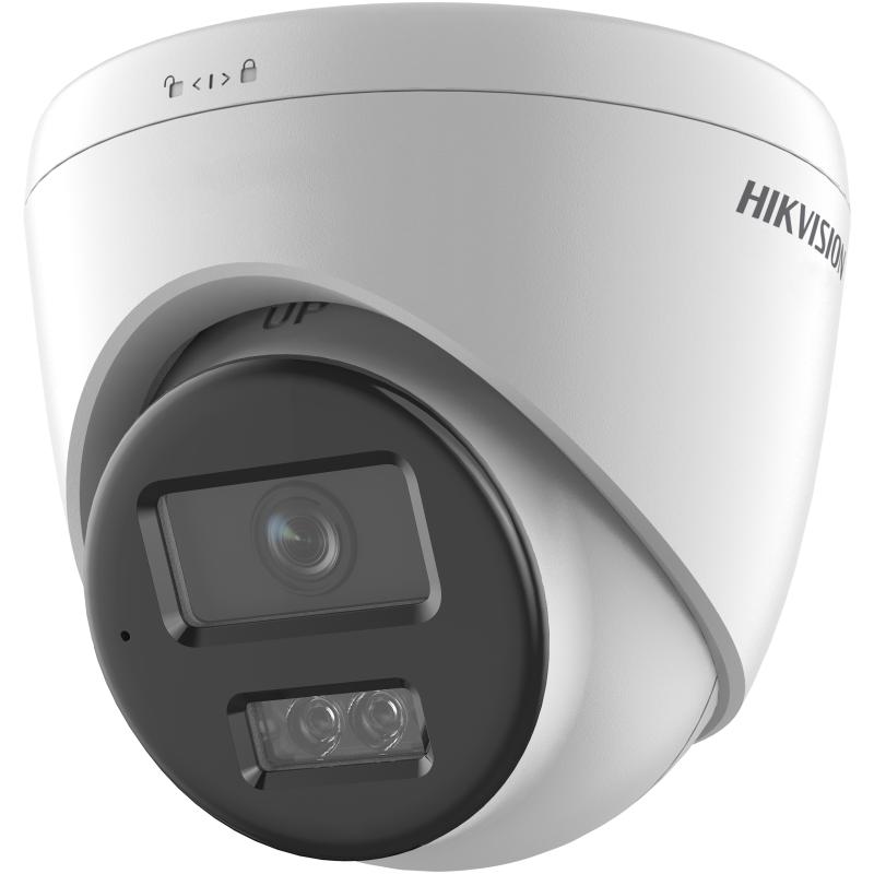 8MP/4K DS-2CD1383G2-LIU(F) Turret Security Camera with Smart Hybrid Light, PoE, Micro SD Slot & Smart Detection - Ideal for Home & Business Surveillance
